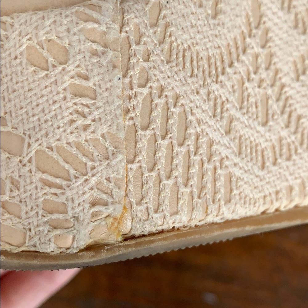Charlotte Russe Nude Wedge Lace Size 10 - Picture 14 of 16